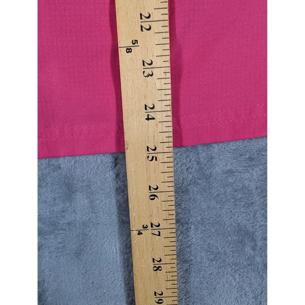 Columbia Womens M Pink Omni-Shade Sleeveless Button Up Sun Protection Hiking Top - Picture 9 of 10